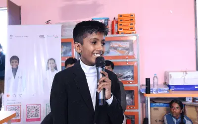 Jainam Jain discussing AI, entrepreneurship, and leadership
