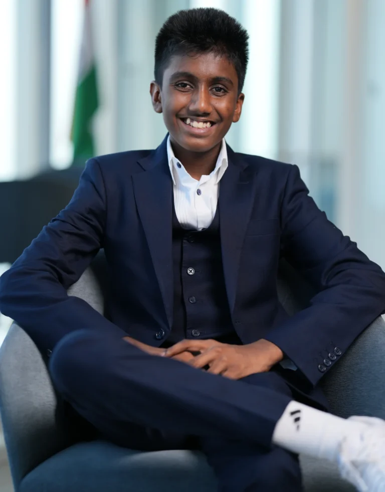 Youngest starup founder at 14 in dubai