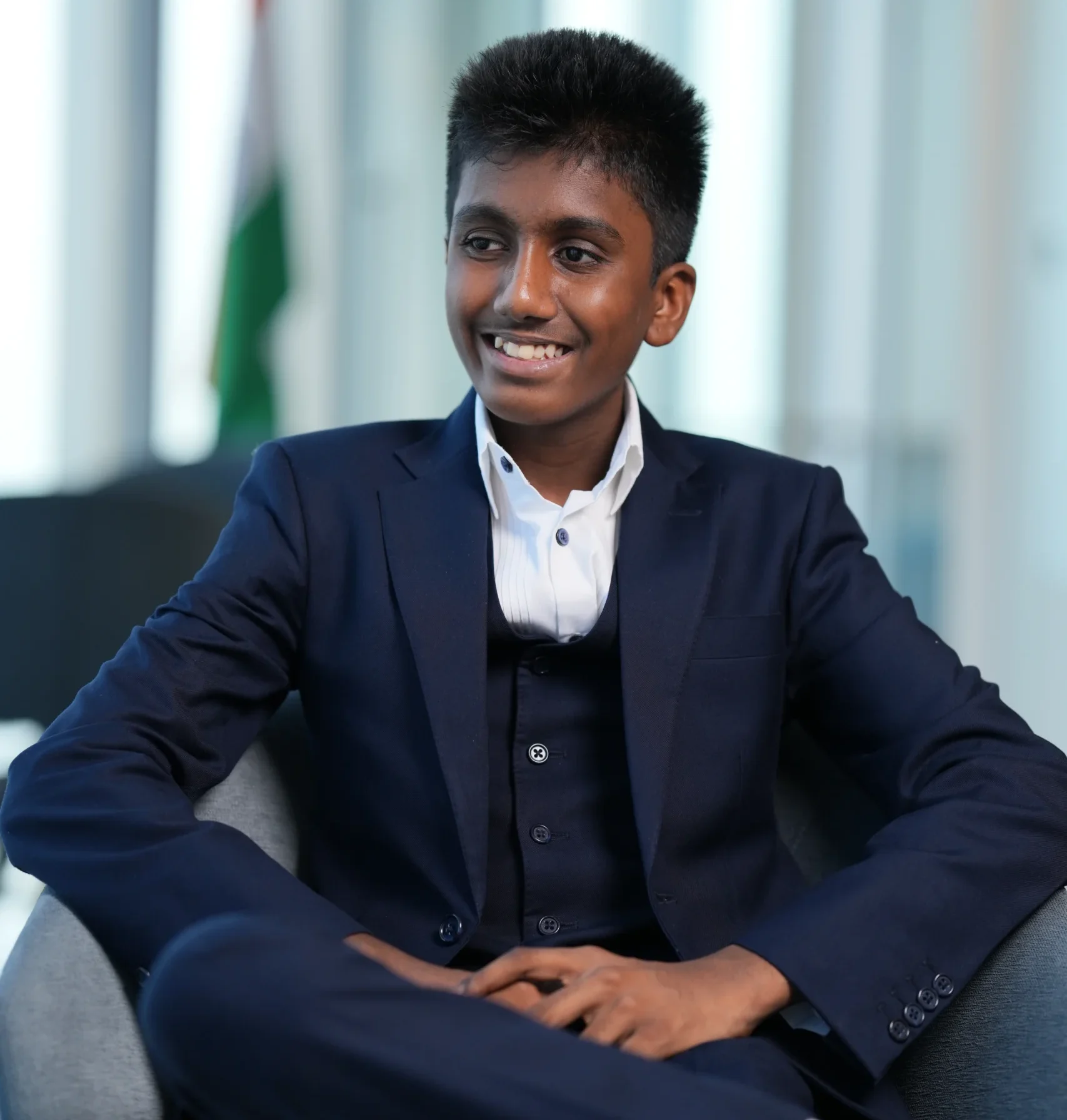 Jainam Jain's entrepreneurial journey in Dubai, home to his Mengo Engine venture with curlytalesme