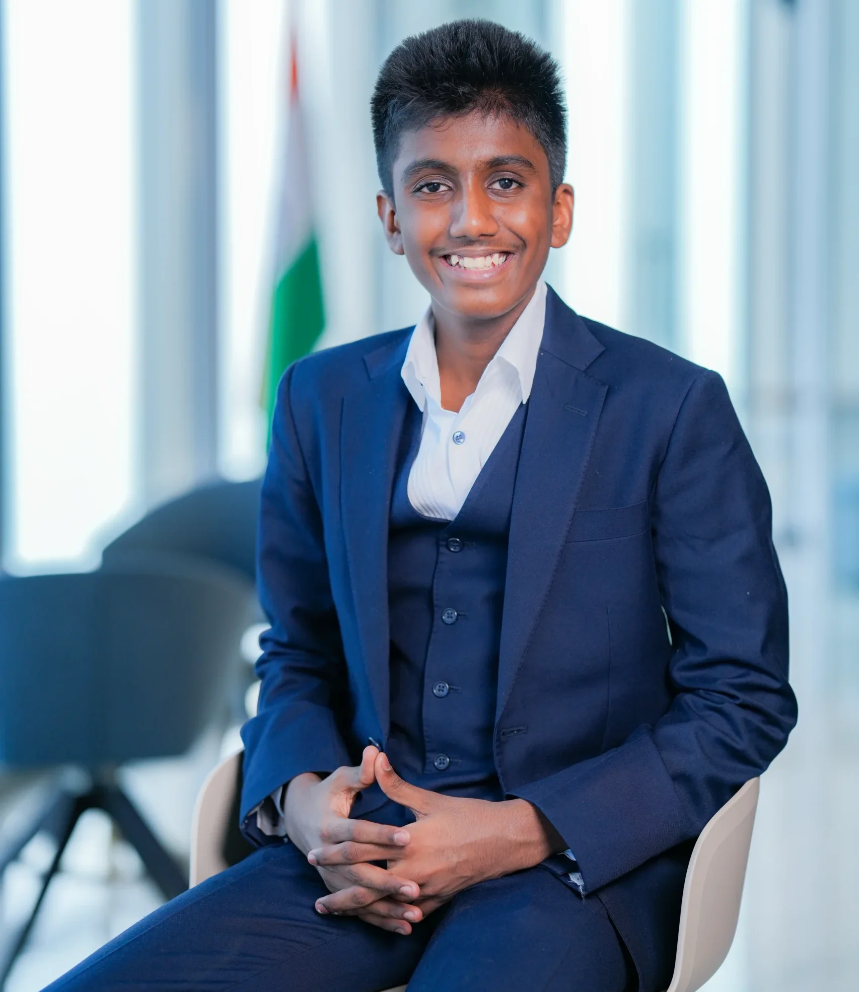 Jainam Jain mentoring young people on confidence, leadership and personal development with sunil kumar